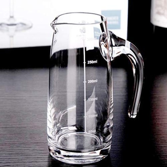 High Borosilicate Food Grade Glass Decanter Measuring Cup Pack of 6