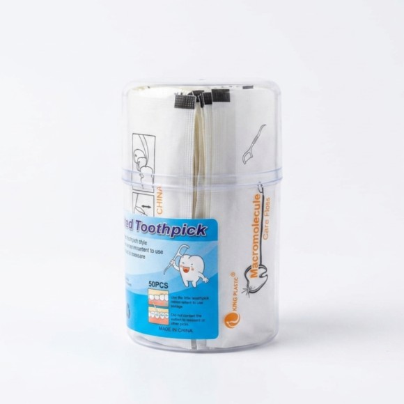 Individually Wrapped Micro Dental Floss (50 Pcs)