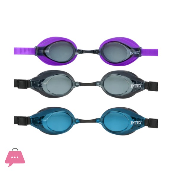 Intex Racing Swim Goggle, Silicone Frame - 55691