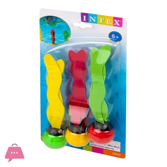 Intex Underwater Swimming Diving Pool Toy Sinking Fun Balls - 55503