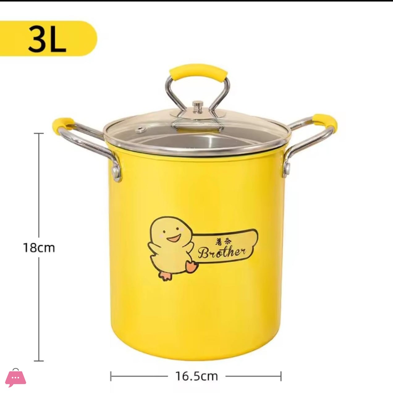 Iron Deep Fry Pot Frying Pot Kitchen Fryer Mini Cooking Pot With Strainer