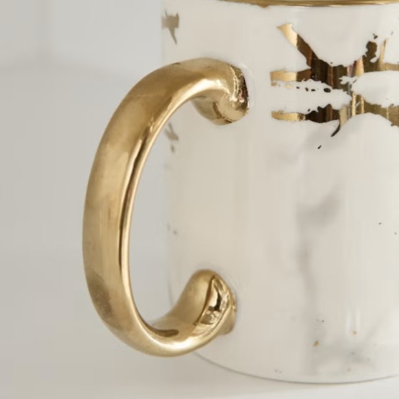 Joanna Mug - White and Gold - 350 ml 1Pcs