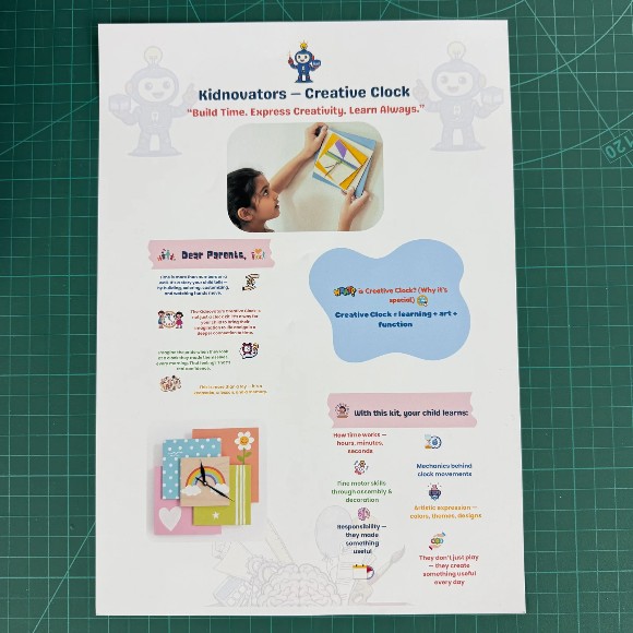 Kidnovators Creative Clock