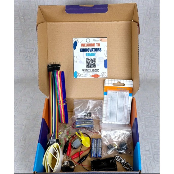 Kidnovators Powerplay Stem Lab ( 25 + Science Projects For Kids )