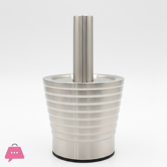 Kitchen Mortar Pestle Set Stainless Steel Garlic Crusher Household Grinder