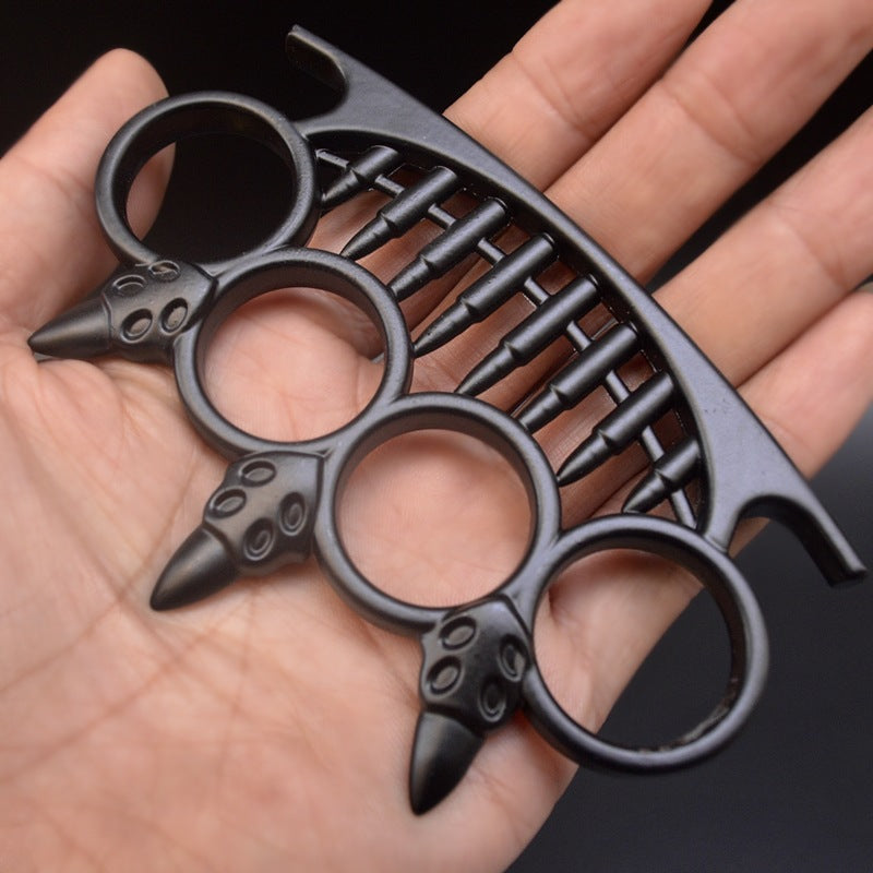 Black Knuckle Duster | Heavy-Duty Self-Defense & Collectible