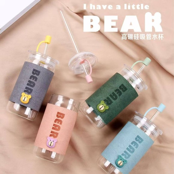 Little Bear Glass Tumbler 1Pcs