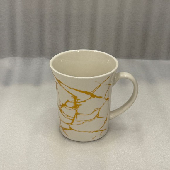 Marble Design White and Black Coffee Mug Ceramic 1Pcs