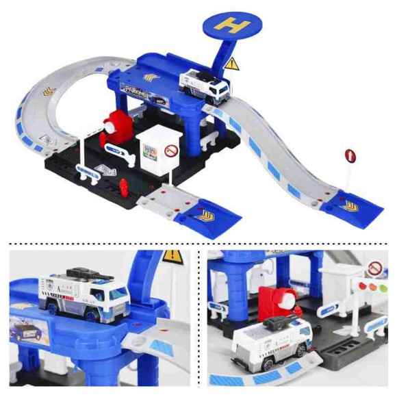 Mastery Toys Rescue Parking Lot Station Box