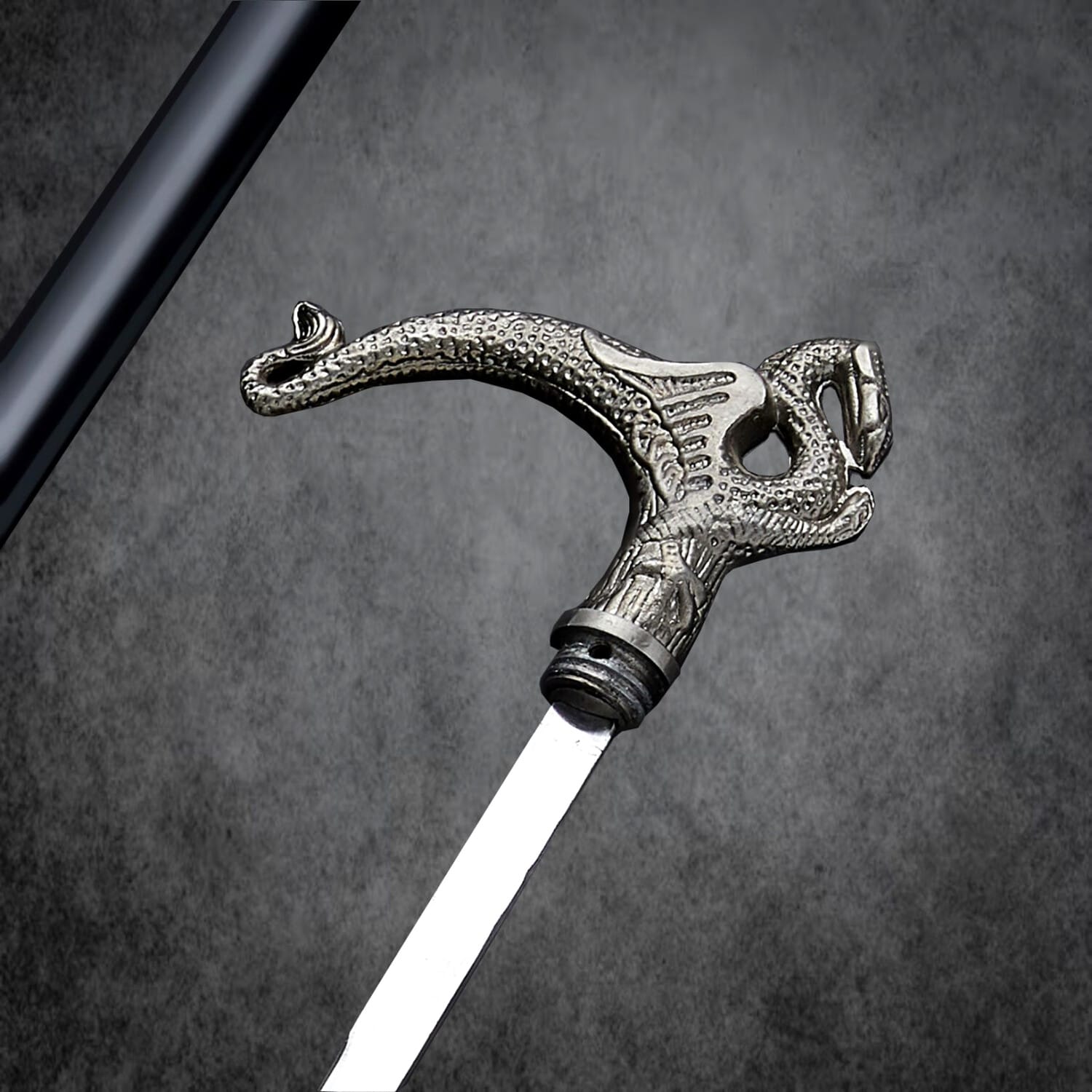 Dragon Handle Walking Stick Stylish Walking Cane Hiking Stick