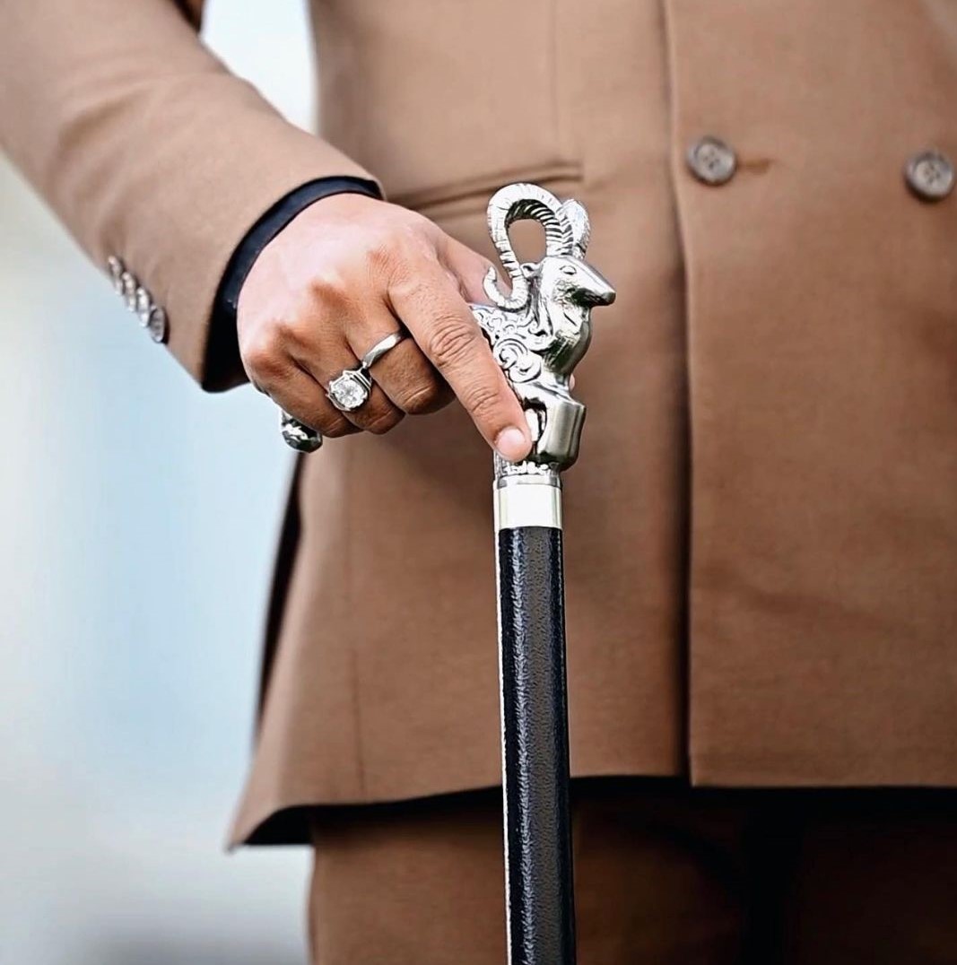 Markhor Handle Walking Stick Premium Walking