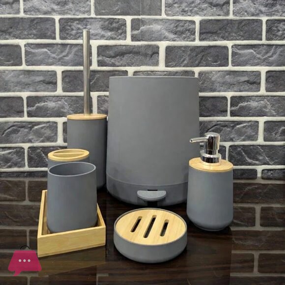 Modern Bathroom Accessories Set ABS 6-piece