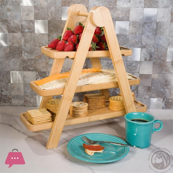 Multi Functional 3 Tier Party Buffet Tray Cupcake Desert Stand