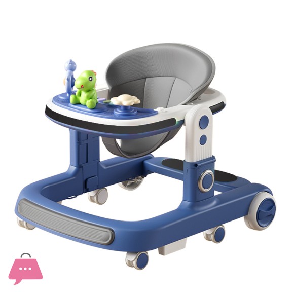 Multi-Functional Cute Dino Baby Walker Cute Baby Walker