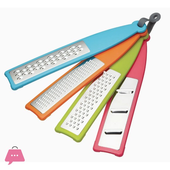 Multi-use Vegetable Microplane Grater 4 Pcs Set