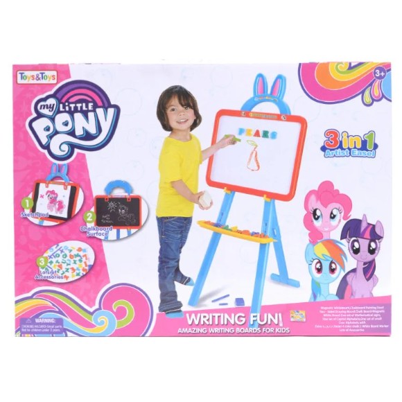 My Little Pony 3-in-1 Artist Easel Writing Board