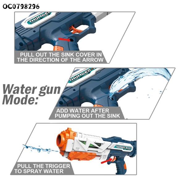 Plastic Shooting Rubber Foam Balls Air Gun Game for Children