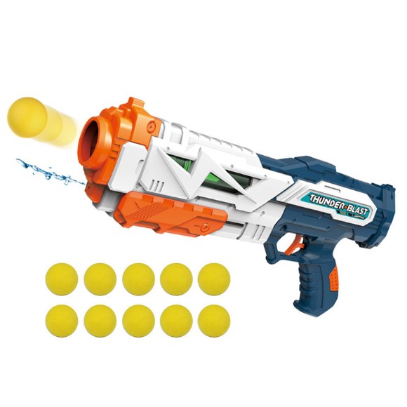 Plastic Shooting Rubber Foam Balls Air Gun Game for Children
