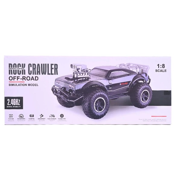 Police Speed Challenge 1:8 Scale Rock Crawler 2.4Ghz Off-Road Rc Car