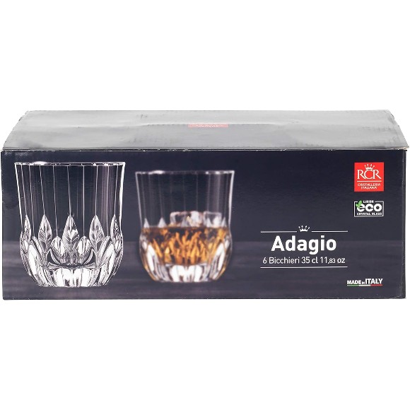 RCR Crystal Adagio 350ml Whiskey Glasses – 257450