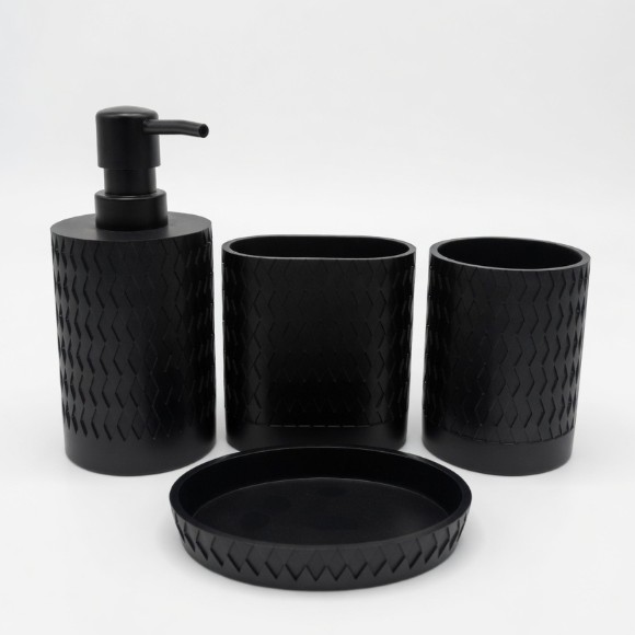 Resin Bathroom Set - 4Pcs