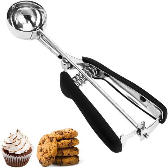 SHENGYA Ice Cream Scoops 18/8 Stainless Steel with Trigger Release