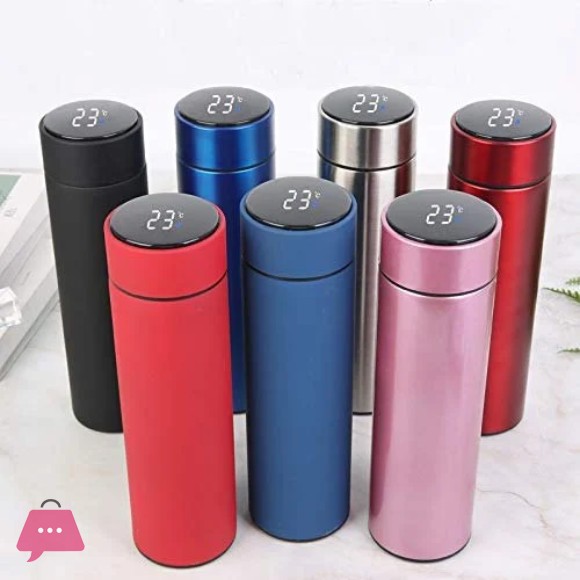 Smart LED Active Temperature Display Indicator Insulated Stainless Steel Hot & Cold Flask Bottle 500ml