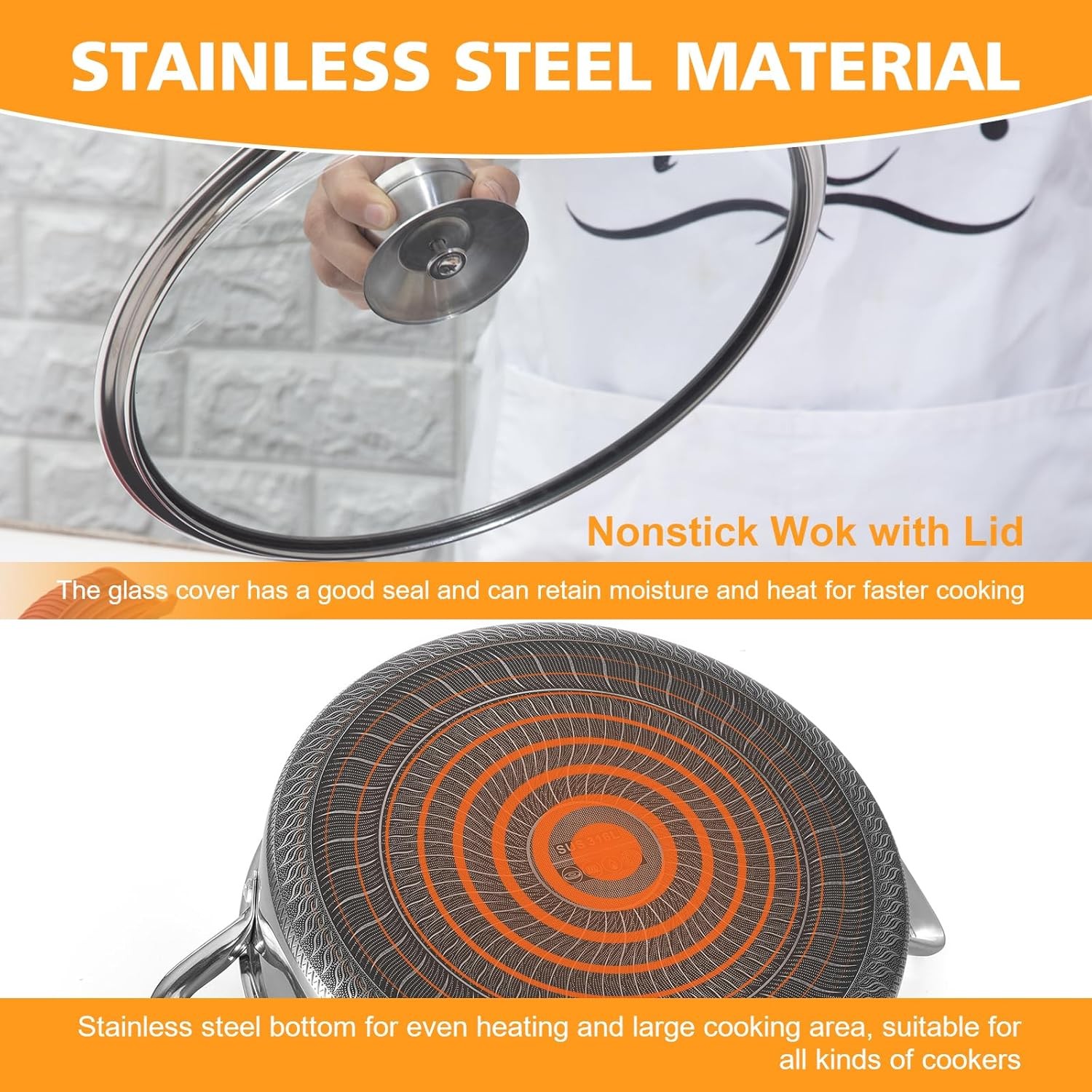 stainless-steel-honeycomb-laser-coated-non-stick-double-handle-low-casserole-cooking-pot