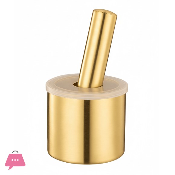 Stainless Steel Mortarr And Pestlee Set Masher Household Grinding Manual Mortarr 10cm