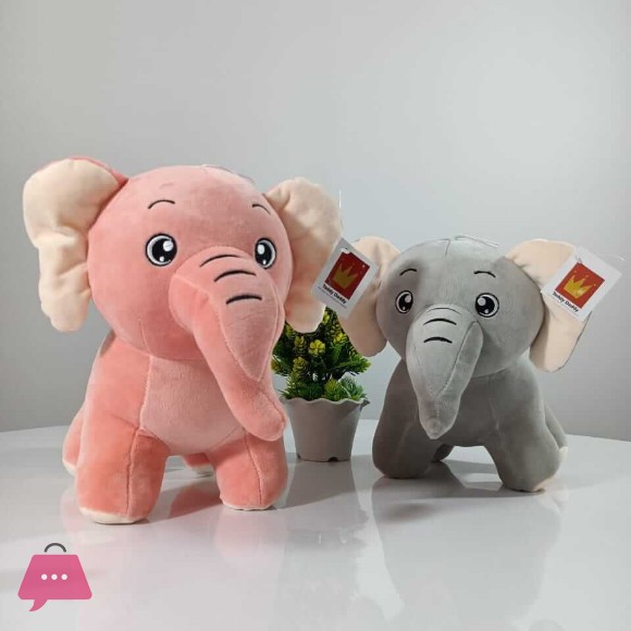 Standing Elephant Toy For Kids - 30cm