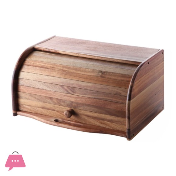 Wood Sliding Bread Cabinet