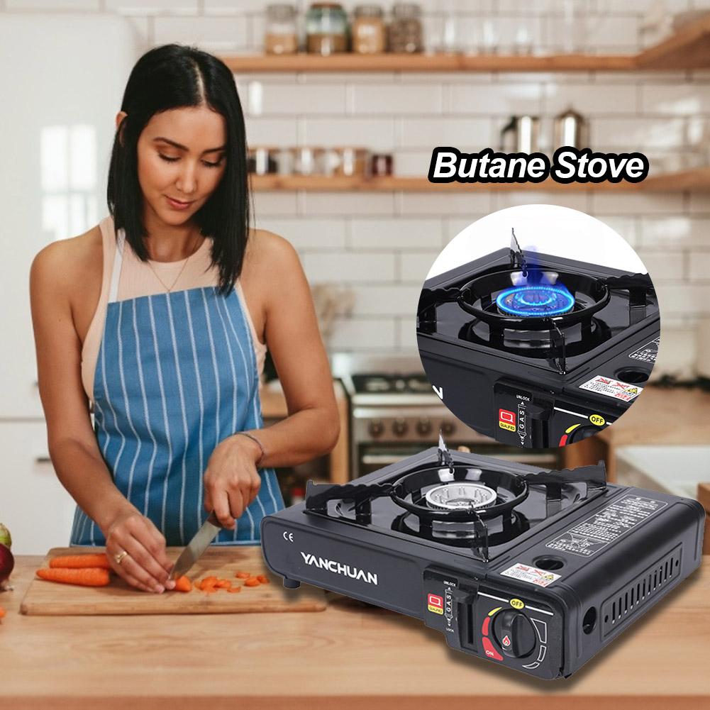 New Arrival Outdoor Portable Stove Camping Windproof Stove Camping Picnic Burner Outdoor Gas Stove