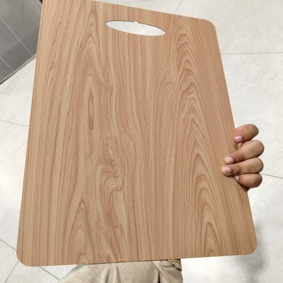 2 in 1 Reversible Cutting Board Steel and Wood