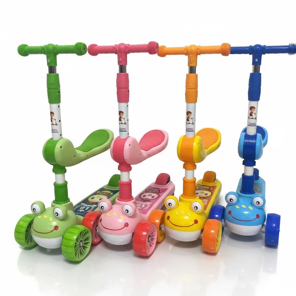 3 in 1 Led Light Music Kick Mini Balance Scooter Kids Push Scooter