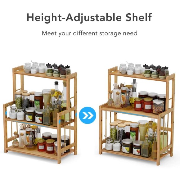 3-Tier Spice Rack Organizer
