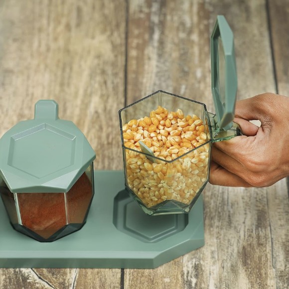 Royal Ford 4 Grid Masala Box with Spoon Best Quality