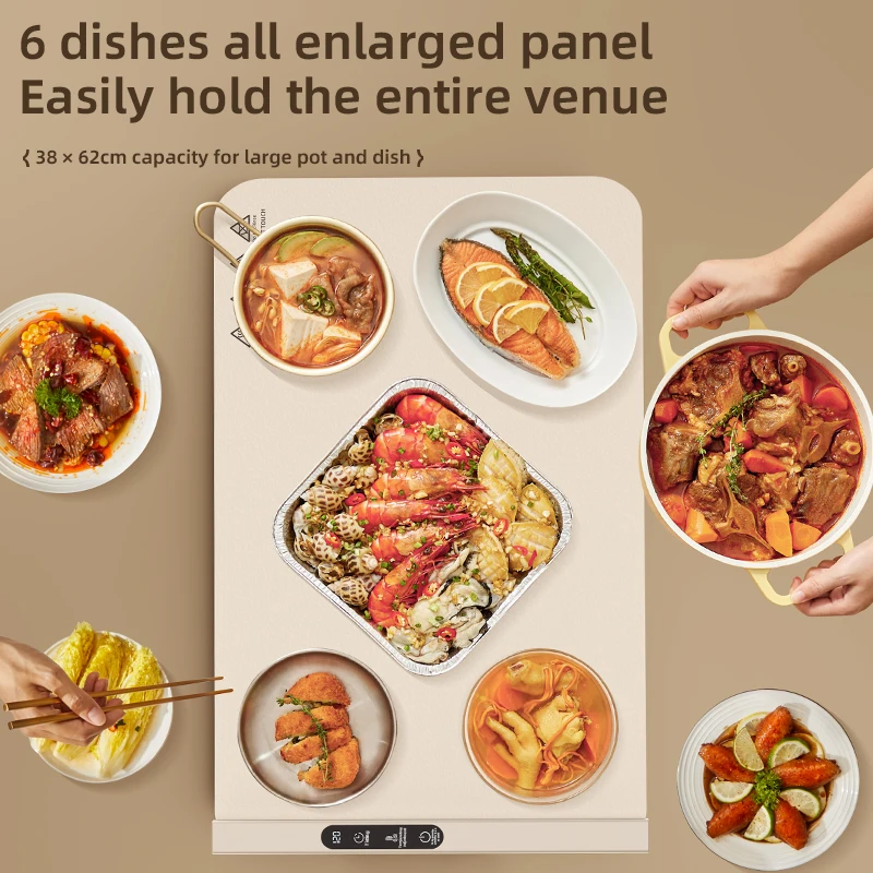 Silicone Electric Heating Mat Electric Warming Tray Food Warming Board