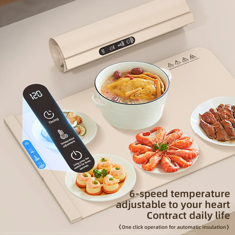 Silicone Electric Heating Mat Electric Warming Tray Food Warming Board
