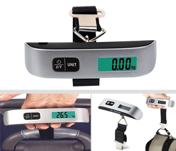 Portable Scale Digital LCD Display 110lb/50kg Electronic Luggage Weight Scale