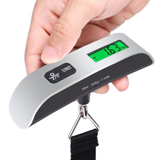 Portable Scale Digital LCD Display 110lb/50kg Electronic Luggage Weight Scale