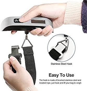 Portable Scale Digital LCD Display 110lb/50kg Electronic Luggage Weight Scale