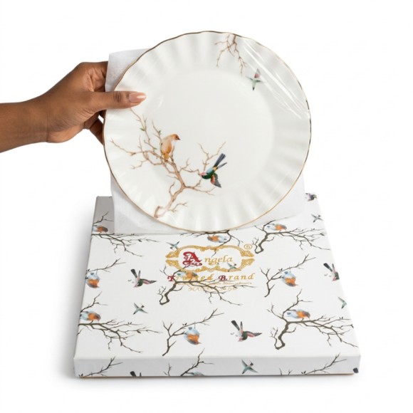 Angela Ceramic Bird Single Plate 12 Inch BRD248