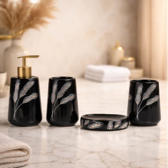 Brilliant Ceramic Bathroom Set 4Pcs
