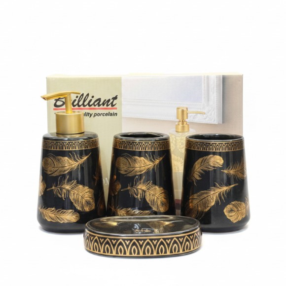 Brilliant Ceramic Bathroom Set 4Pcs
