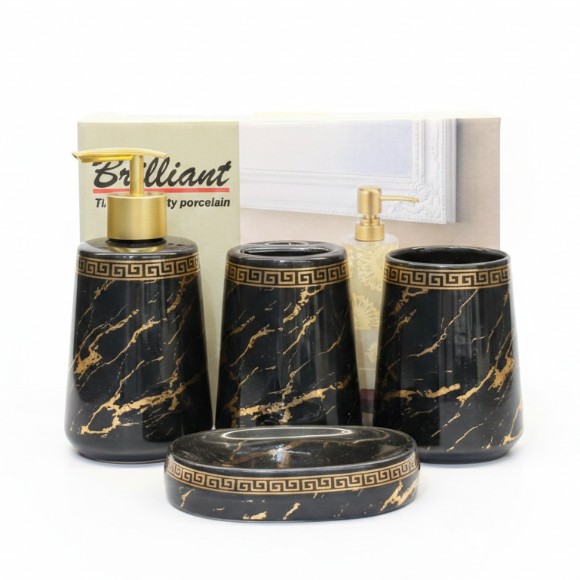 Brilliant Ceramic Bathroom Set 4Pcs