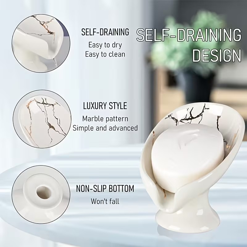 brilliant-leaf-shaped-ceramic-self-draining-soap-dish