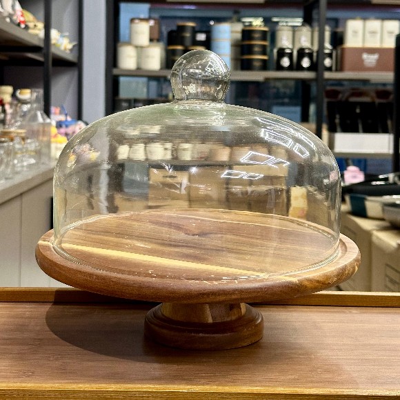 Cake Dish with Glass Doom