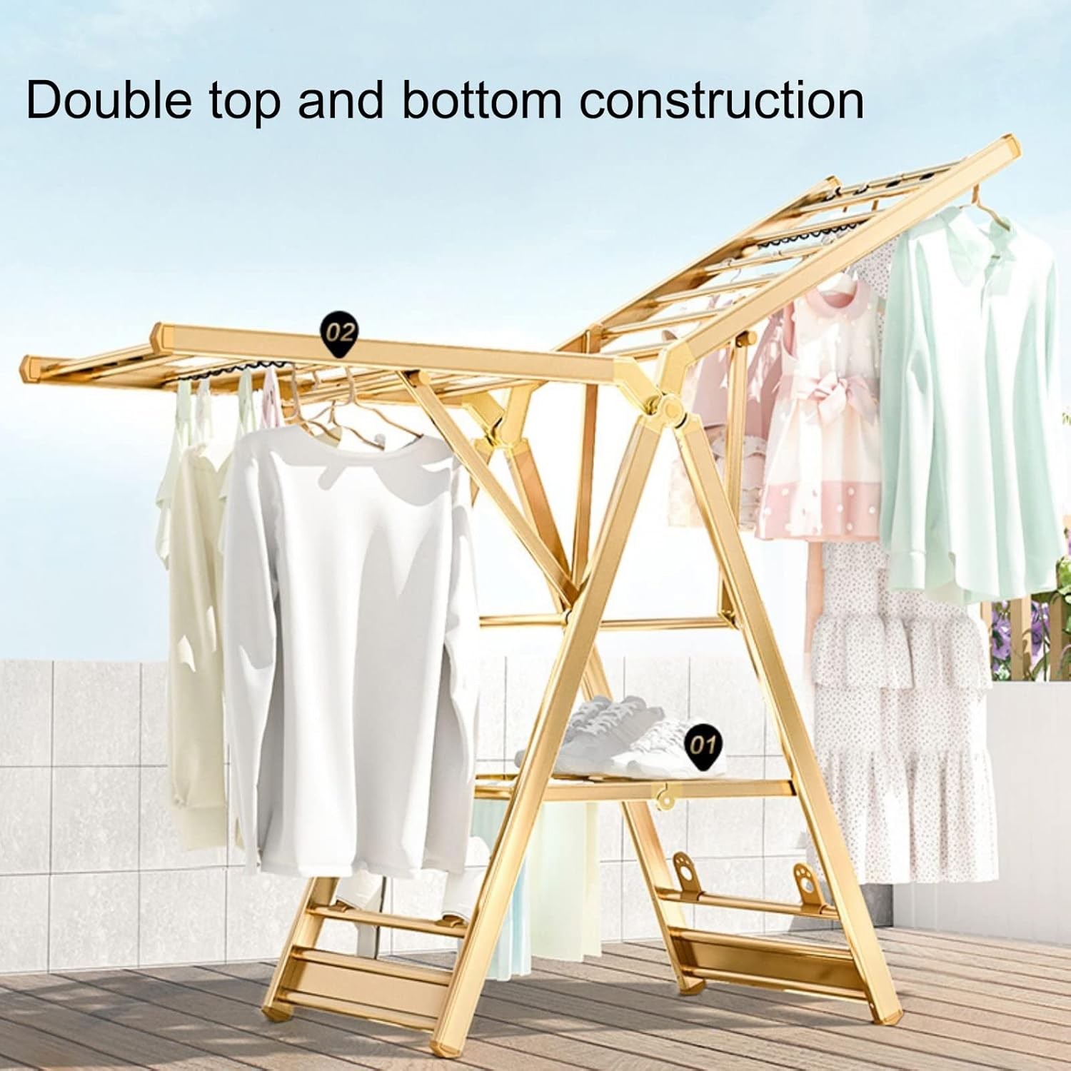 clothes-drying-rack-stainless-steel-laundry-drying-rack-collapsible-laundry-hanger-with-shoe-support