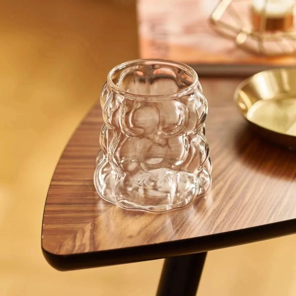 Creative Glass Mug Retro Coffee Milk Cup Transparent Breakfast Cups Wine Latte Cocktail Glasses