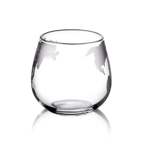 Globe Drinking Glass Decanter 1000ml Set with 4